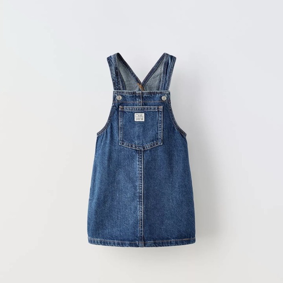 Zara Other - Zara Denim Overall Dress 5y